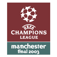 logo UEFA Champions League Manchester Final 2003