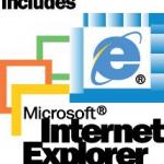 logo Microsoft Internet Explorer 5 Included