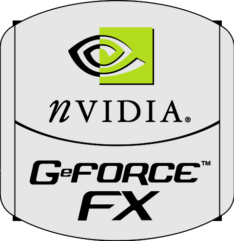 logo nVIDIA GeForce FX(206)