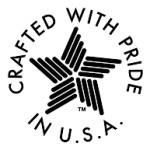 logo Created with Pride in USA