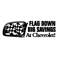 logo Chevrolet Flag Down Big Savings