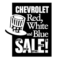 logo Chevrolet Red White and Blue Sale