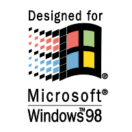 logo Designed for Microsoft Windows 98