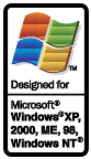 logo Designed for Microsoft Windows